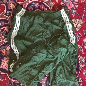 Vintage Access early 90s Kelly green track pants